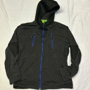 Hugo Boss Men’s Lightweight Zip Up Hooded Jacket Sozw XL